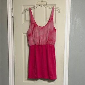 🛼 Alice & Olivia pink silk blend sleeveless dress